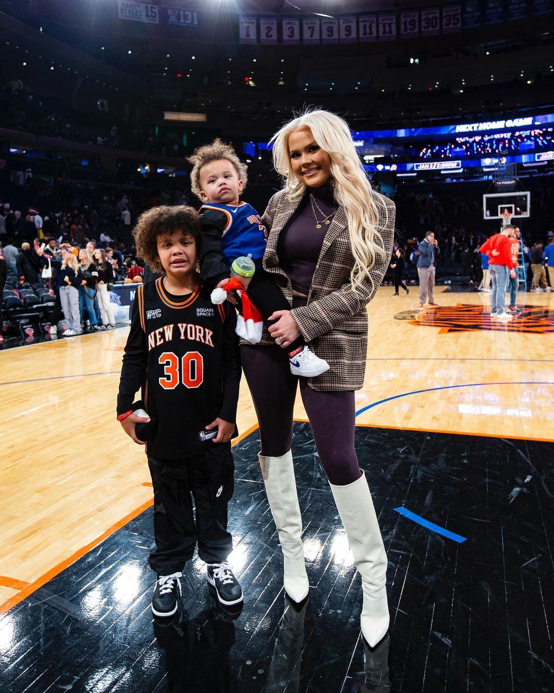 Kendra Randle and kids