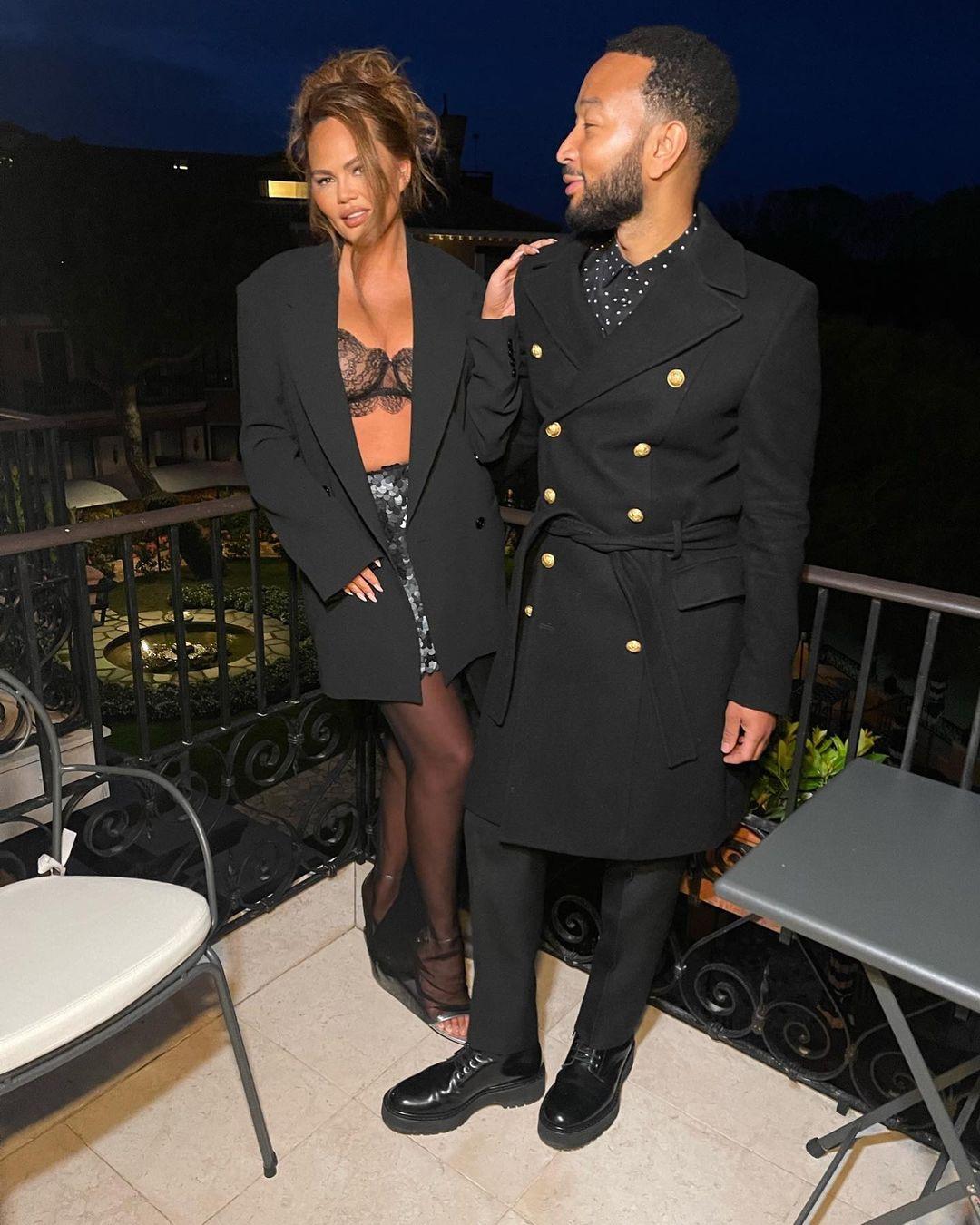 John Legend and Chrissy Teigen enjoy date night