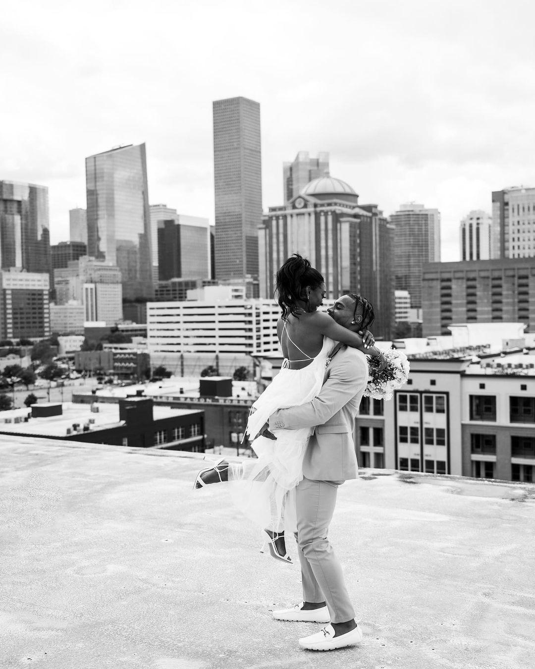 Simone Biles And Jonathan Owens Are Officially Married, See Their Stunning Wedding Photos