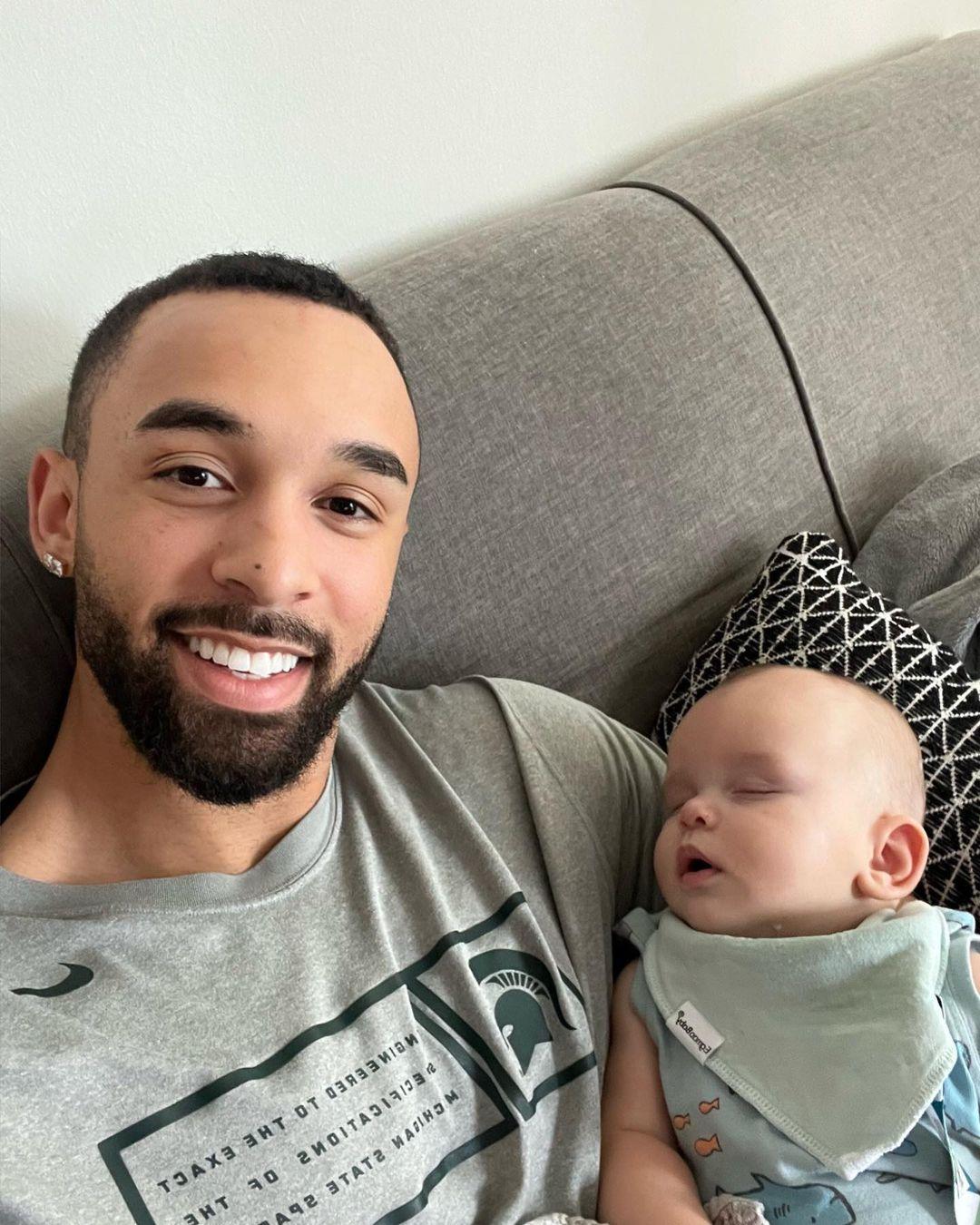 Bartise Bowden and his son