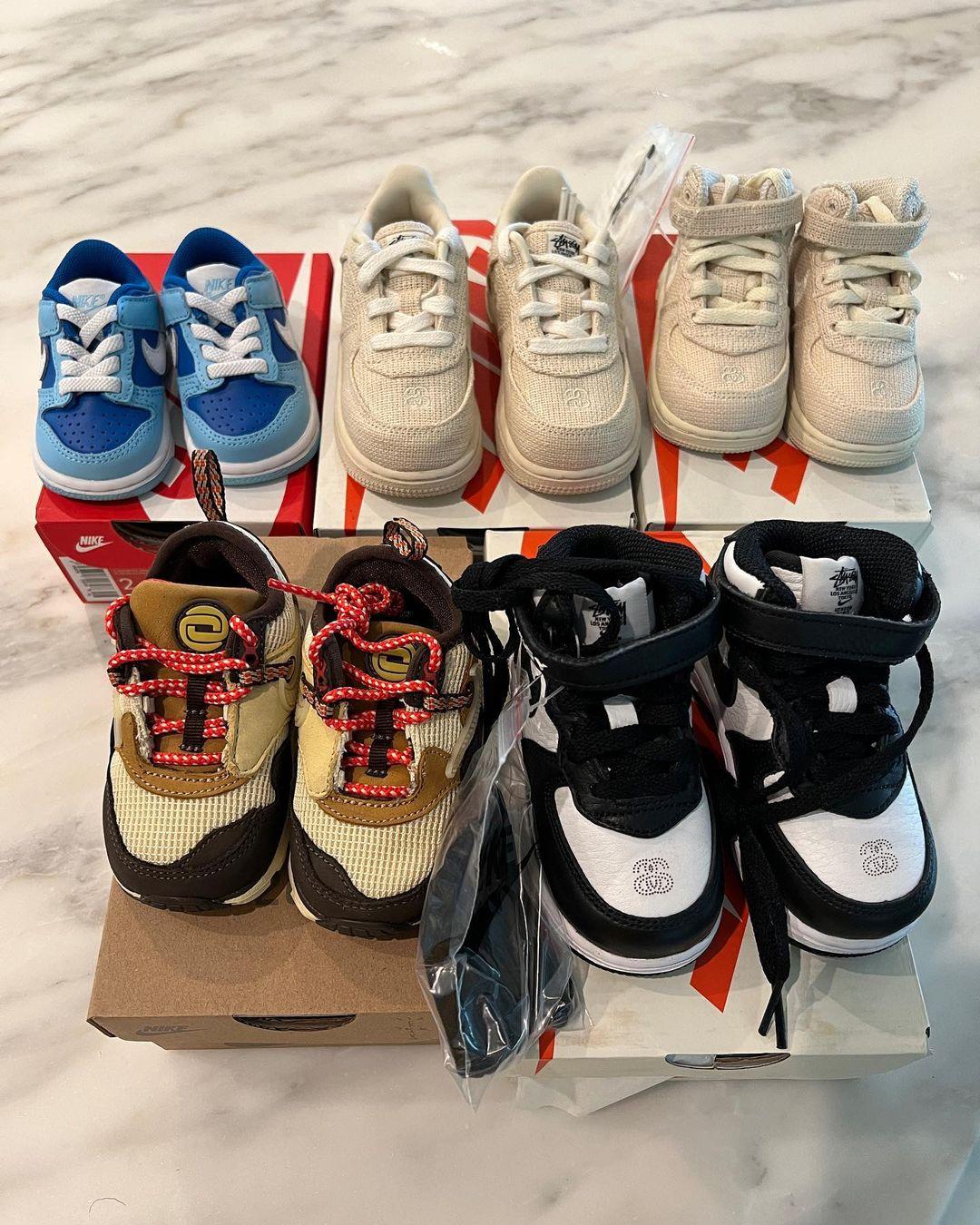 Naomi Osaka flaunts baby shoes