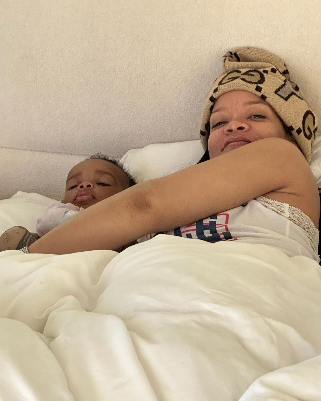 Rihanna and son RZA