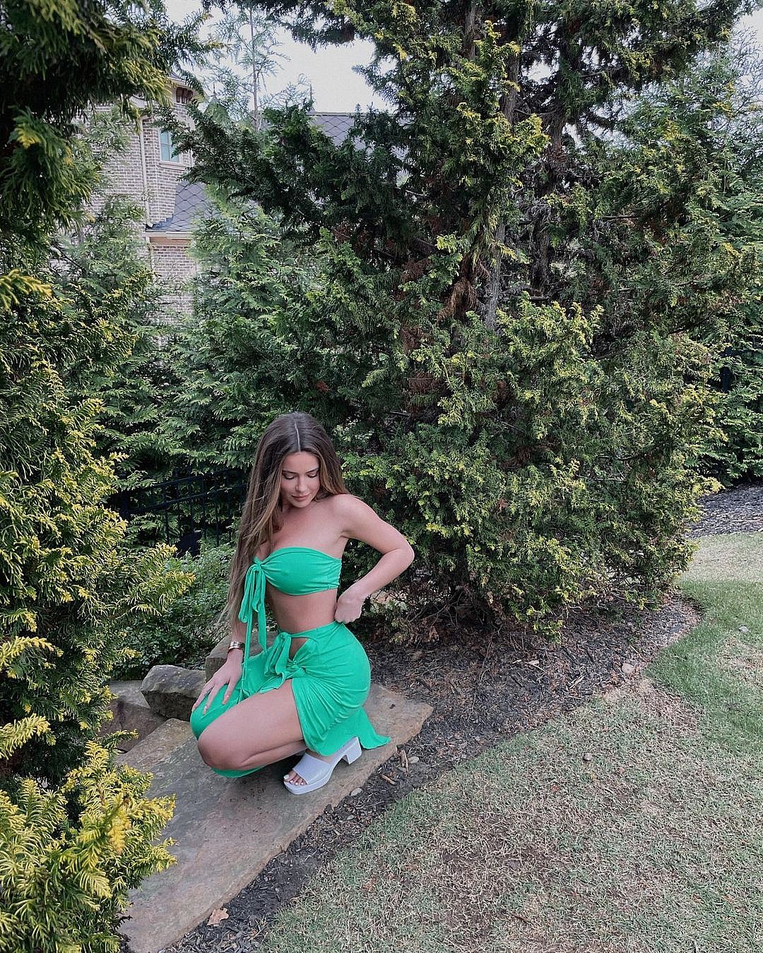 Brielle Biermann posing.