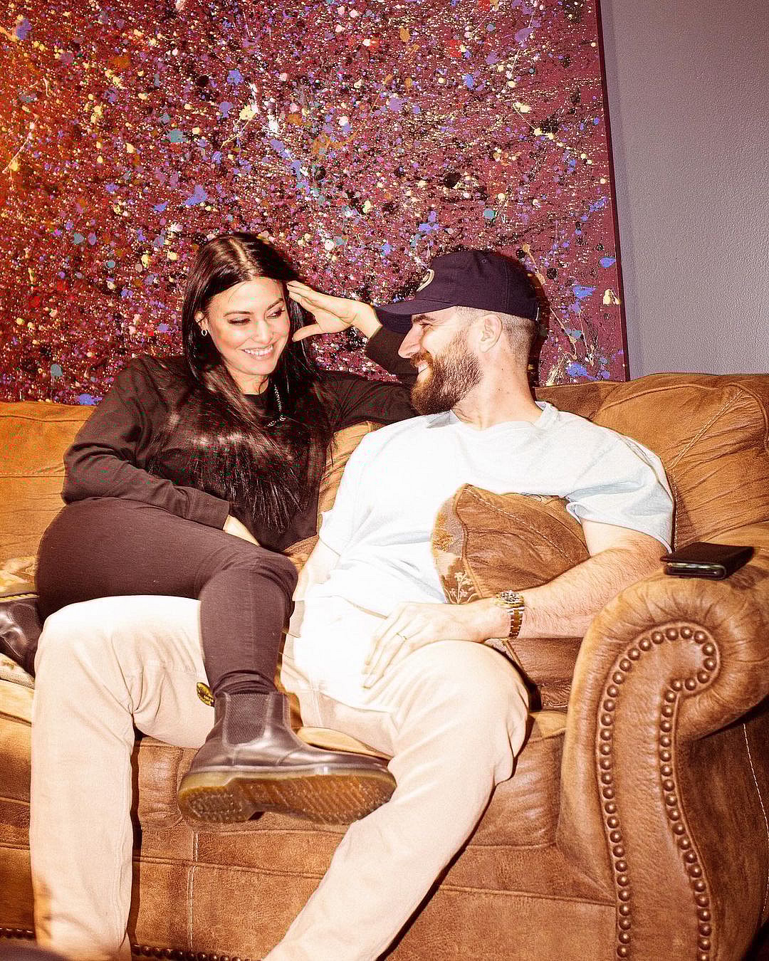 Sam Hunt and wife Hannah Lee Fowler