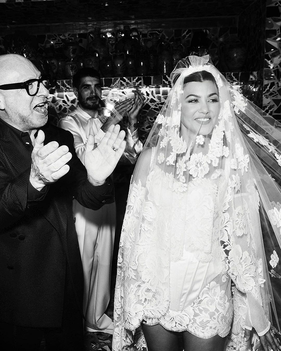 Kourtney Kardashian remembers wedding dress design process