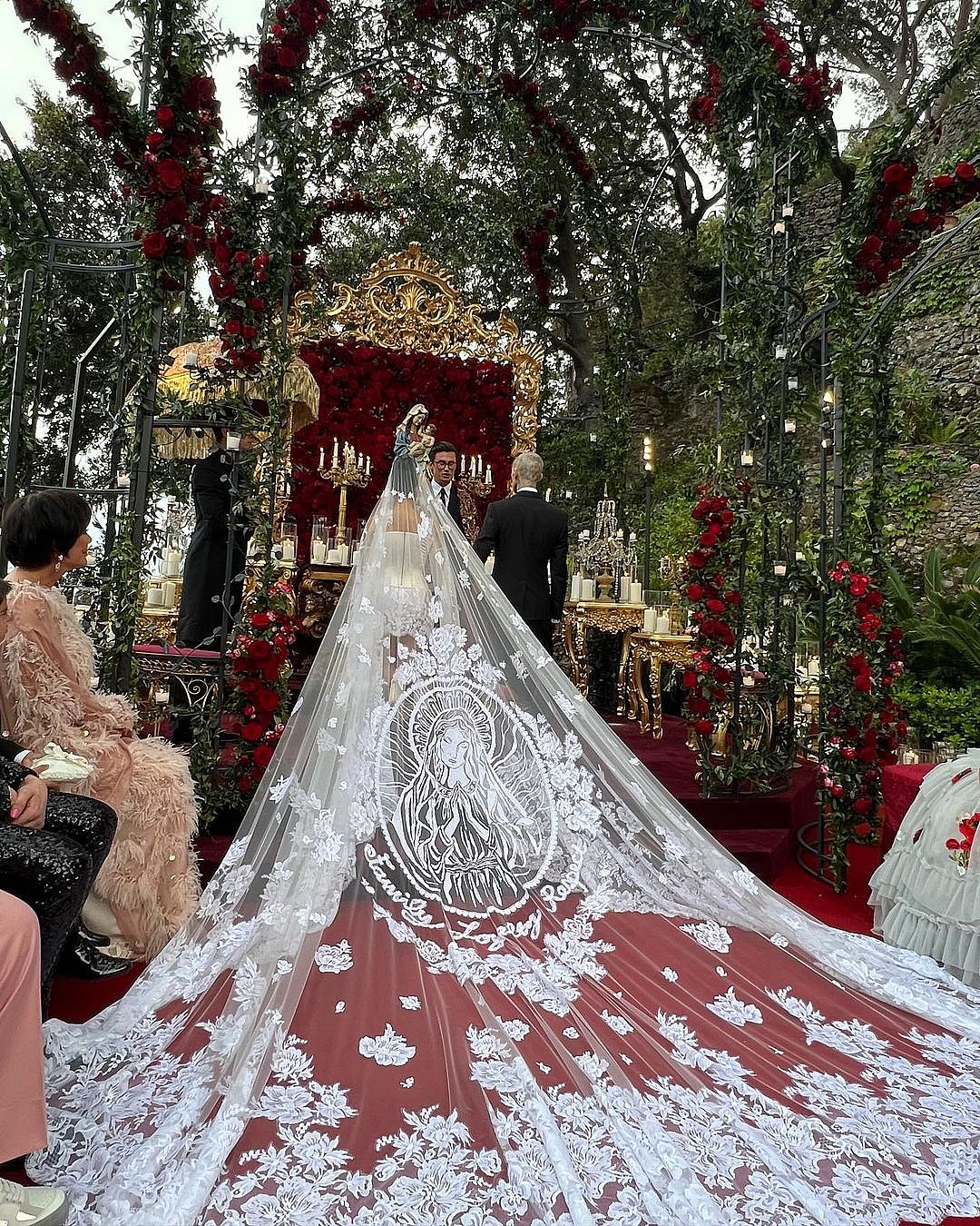 Kourtney Kardashian remembers wedding dress design process