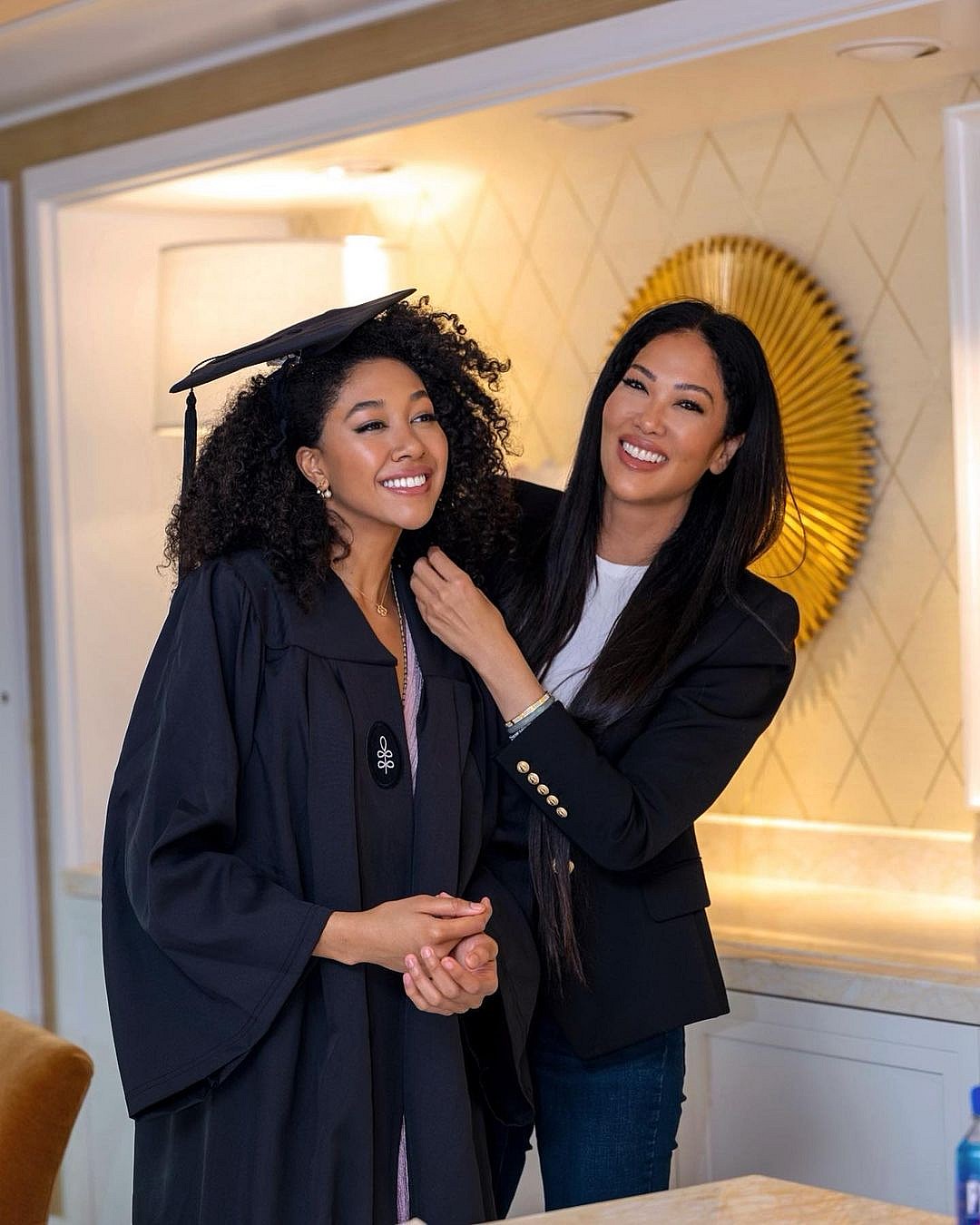 Aoki Lee Simmons and Kimora Lee
