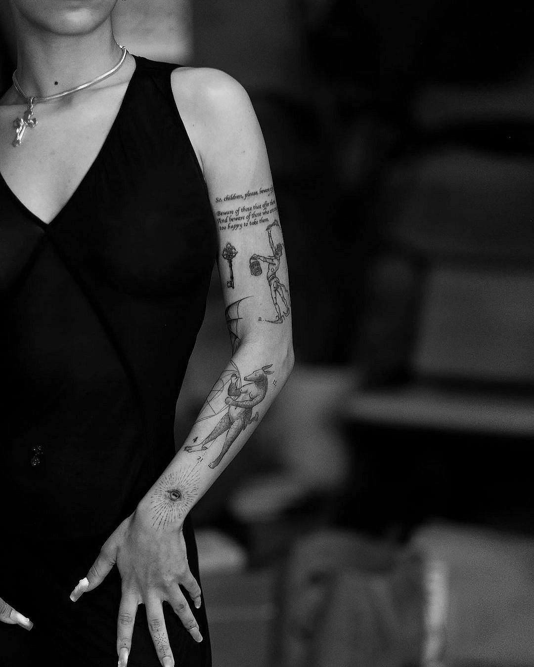 Doja Cat flaunts new arm tattoo