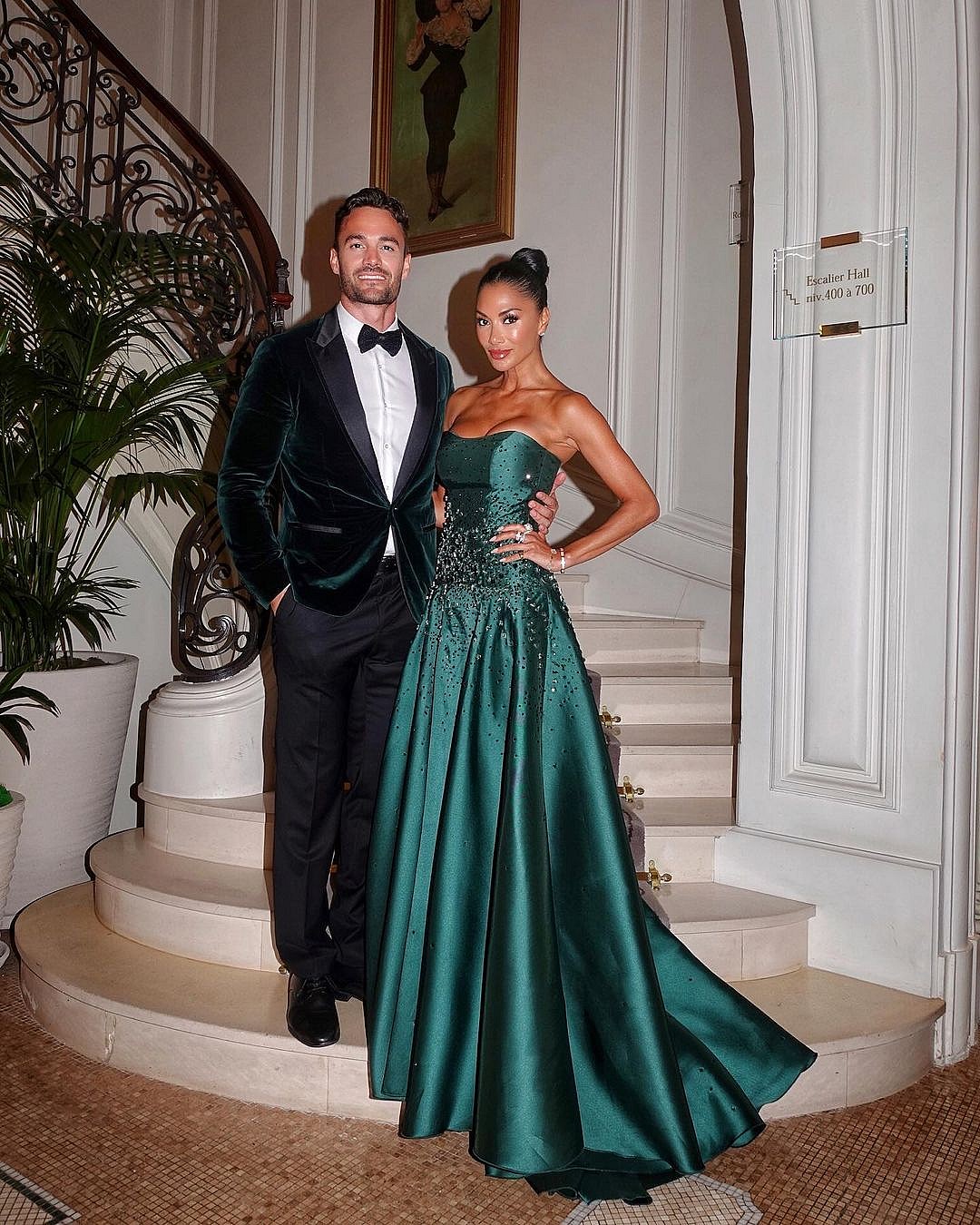 Nicole Scherzinger and fiance Thom Evans take on Monaco