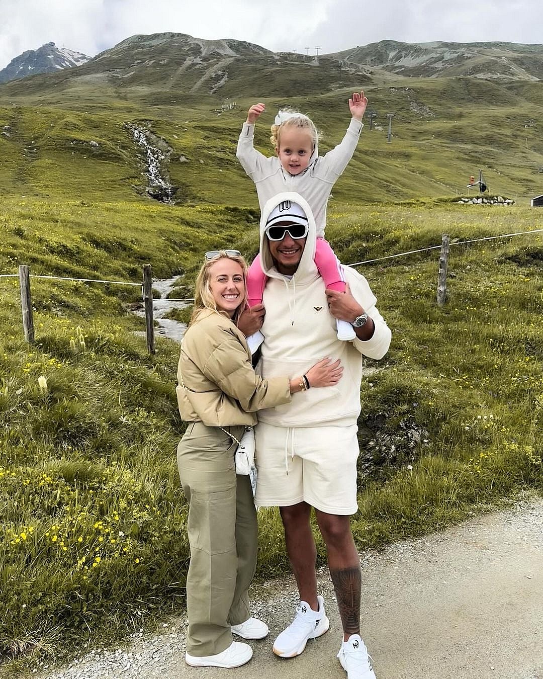 The Mahomes Family in Switzerland