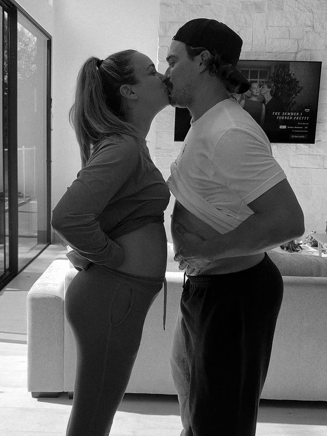 Kike Hernandez and his wife. 