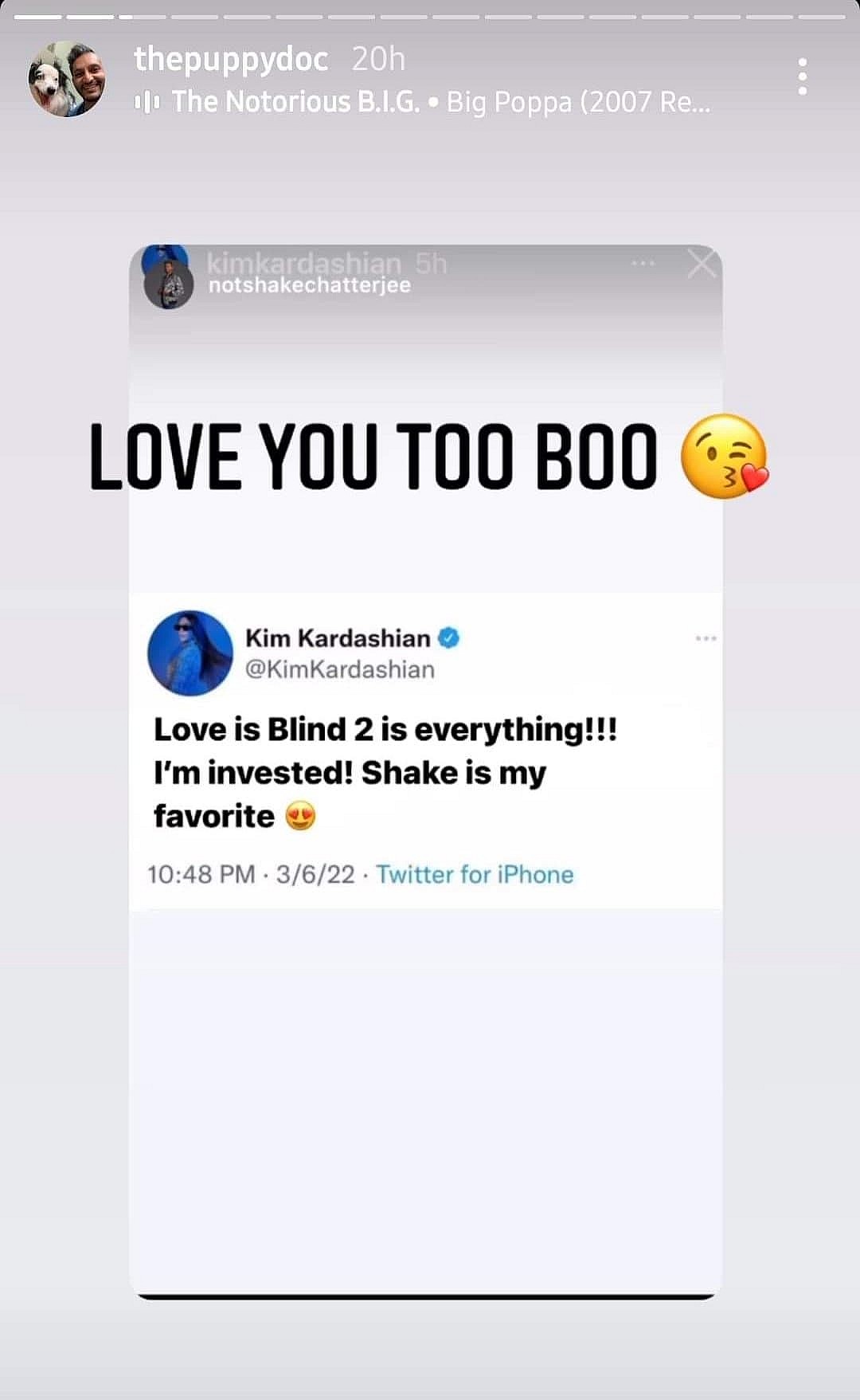 "Love Is Blind" season 2 cast reactions to Kim Kardashian's tweet