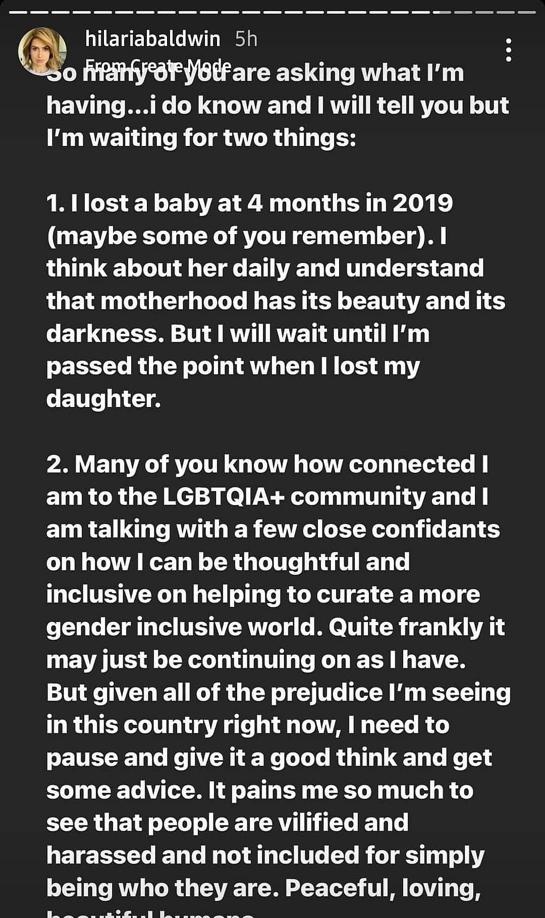 Hilaria Baldwin debuts baby bump