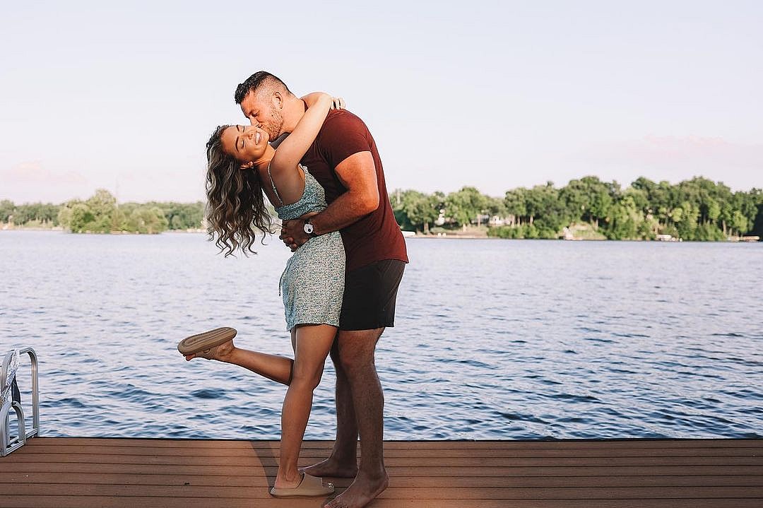 Clayton Echard and Susie Evans