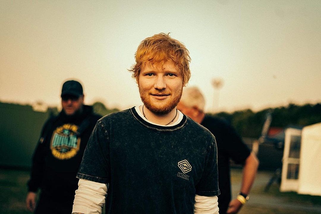 Ed Sheeran smiling
