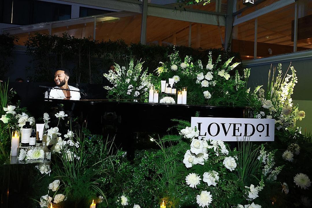 Chrissy Teigen Shows Up & Shows Out For Husband John Legend's Skincare Launch Party