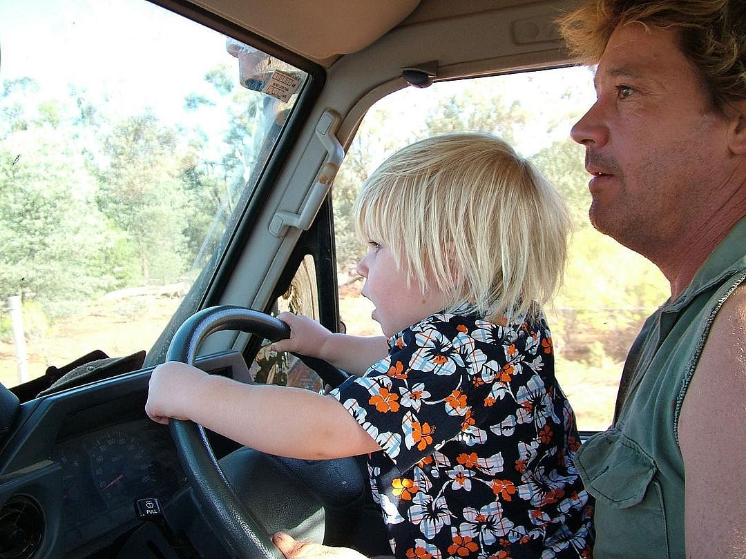 Robert and Steve Irwin