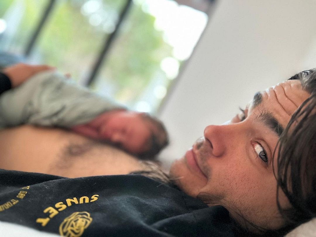 Rumer Willis BF Derek Richard Thomas with their daughter