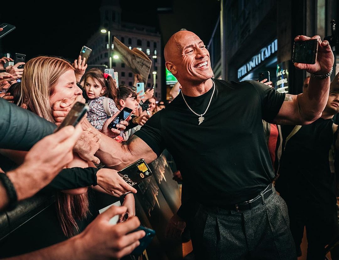 Dwayne Johnson is on a 'Black Adam' high