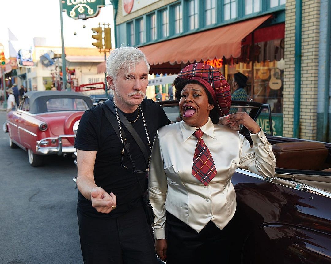 Shonka Dukureh and Baz Luhrmann