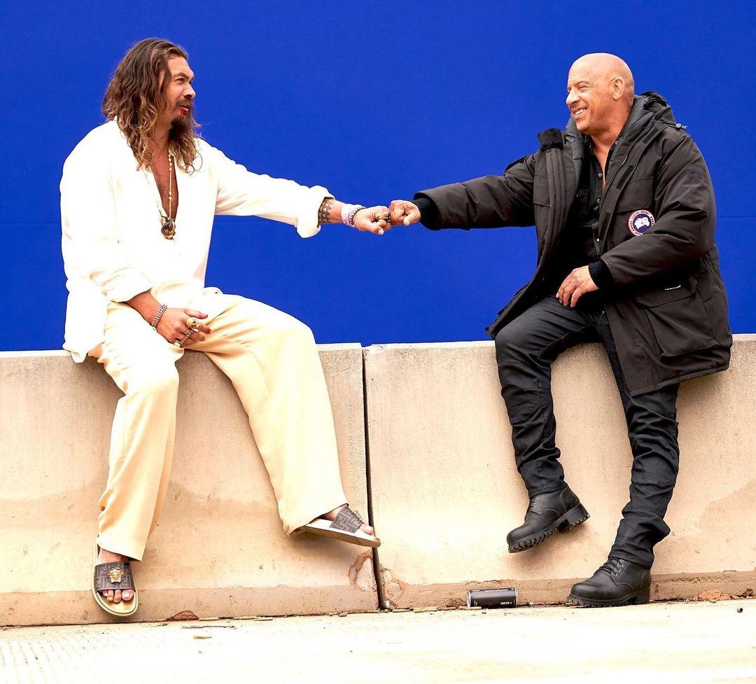 Jason Momoa and Vin Diesel star in Fast X
