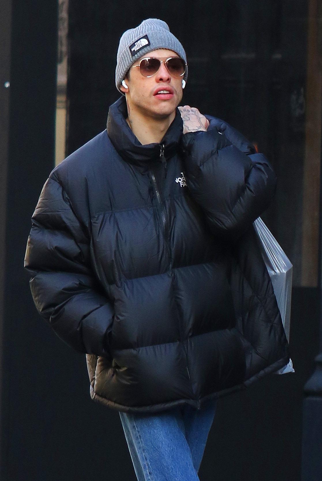 Pete Davidson out shopping in Manhattan apos s Soho area