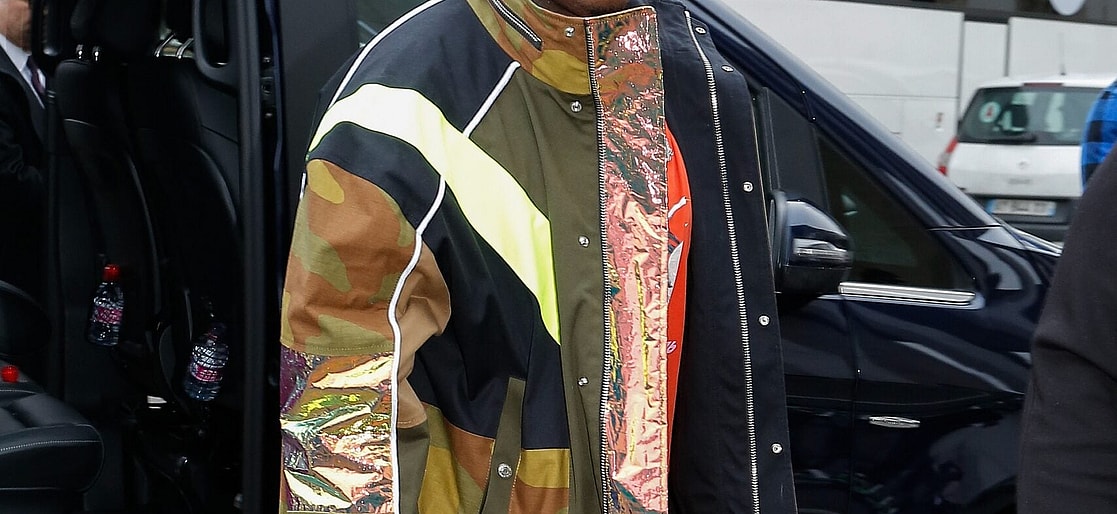 Gunna arriving at Heron Preston show during the Paris Fashion week 2019