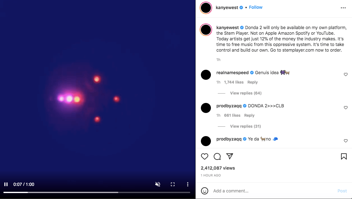 Kanye West "Donda 2" announcement