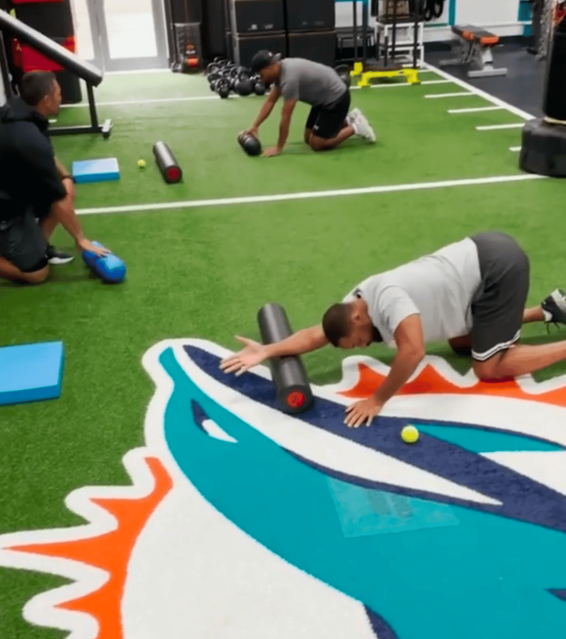 Will Smith Blasts FART While Working Out With NFL's Miami Dolphins!