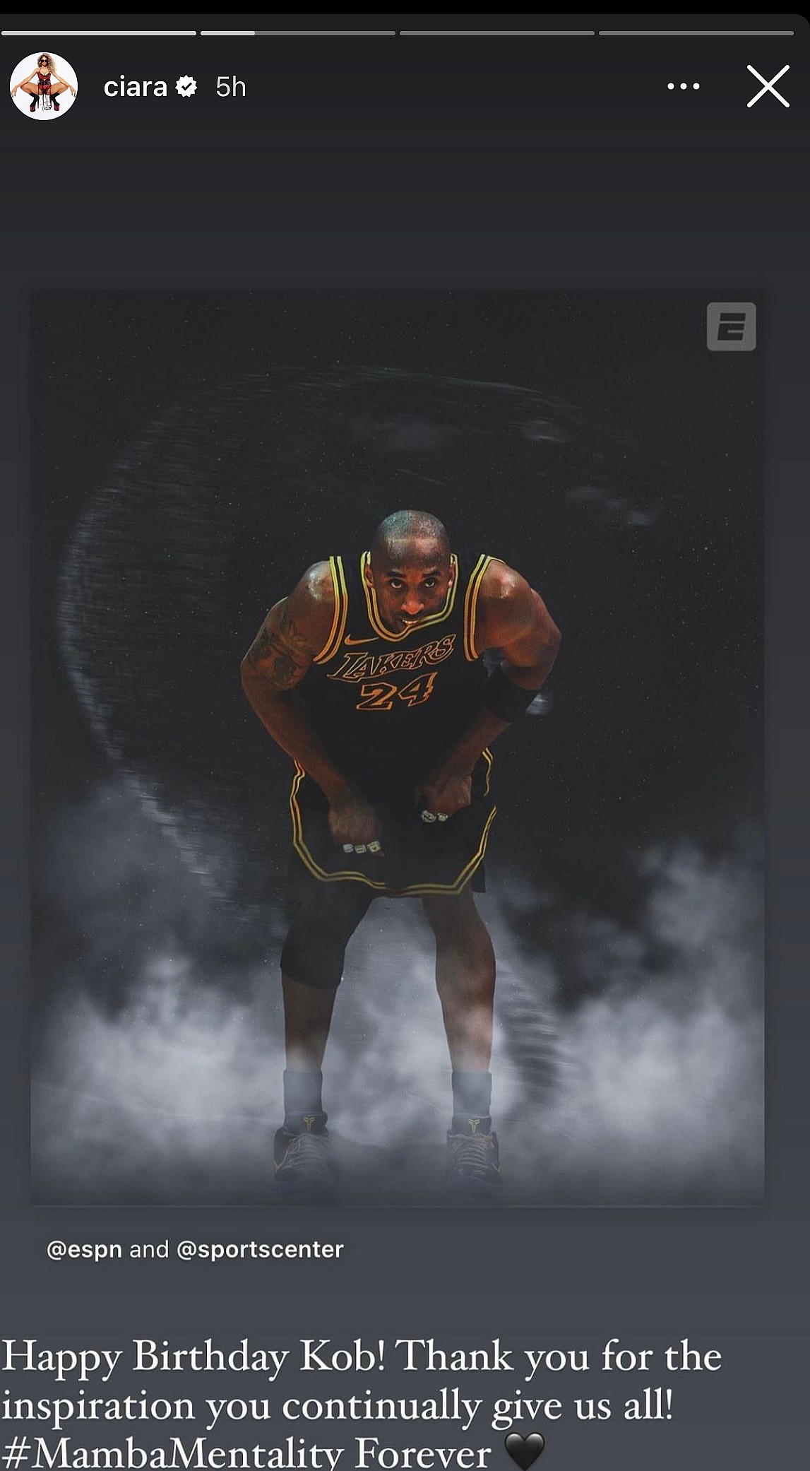 Ciara's Instagram Story