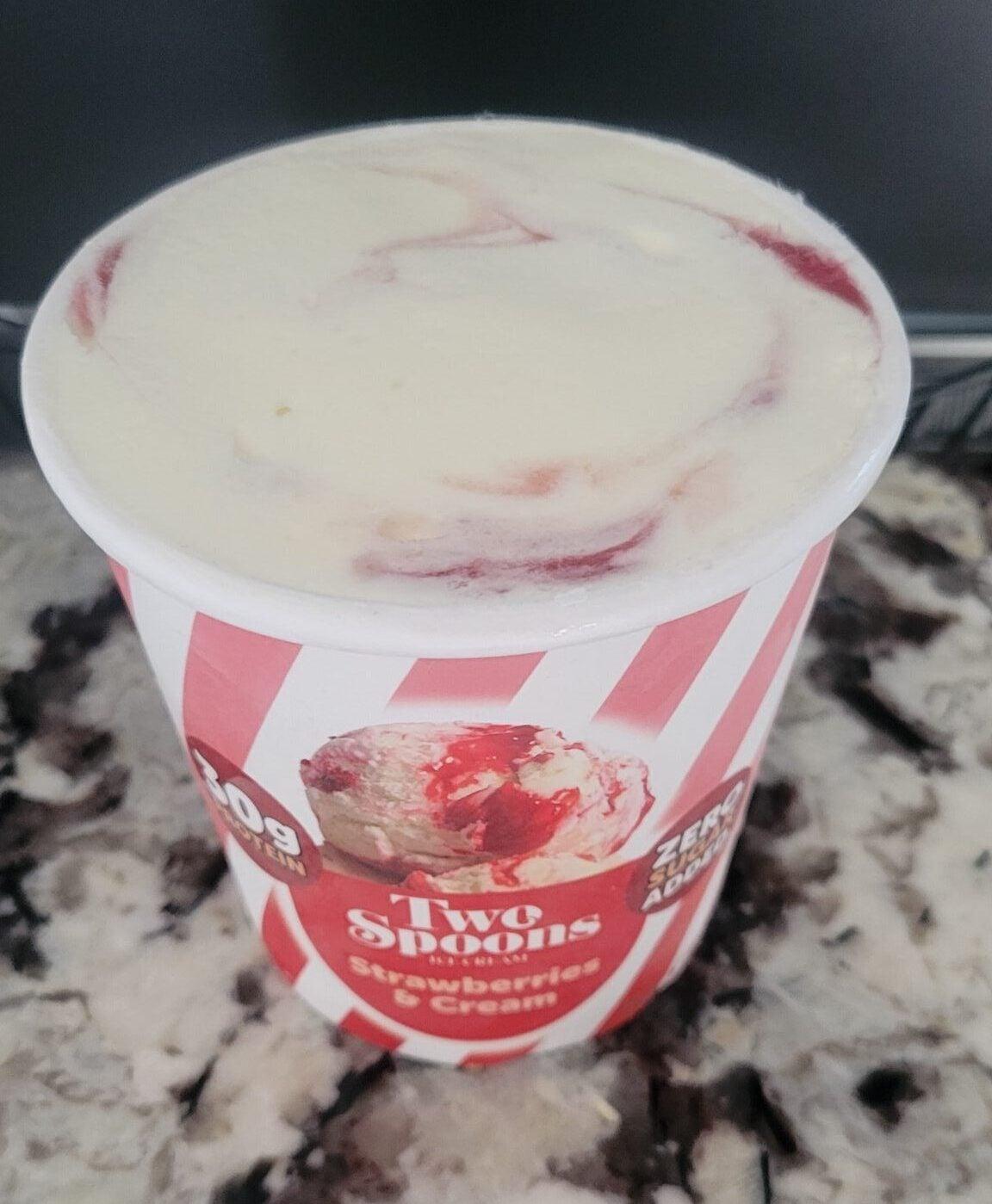 Two Spoons Ice Cream Strawberry