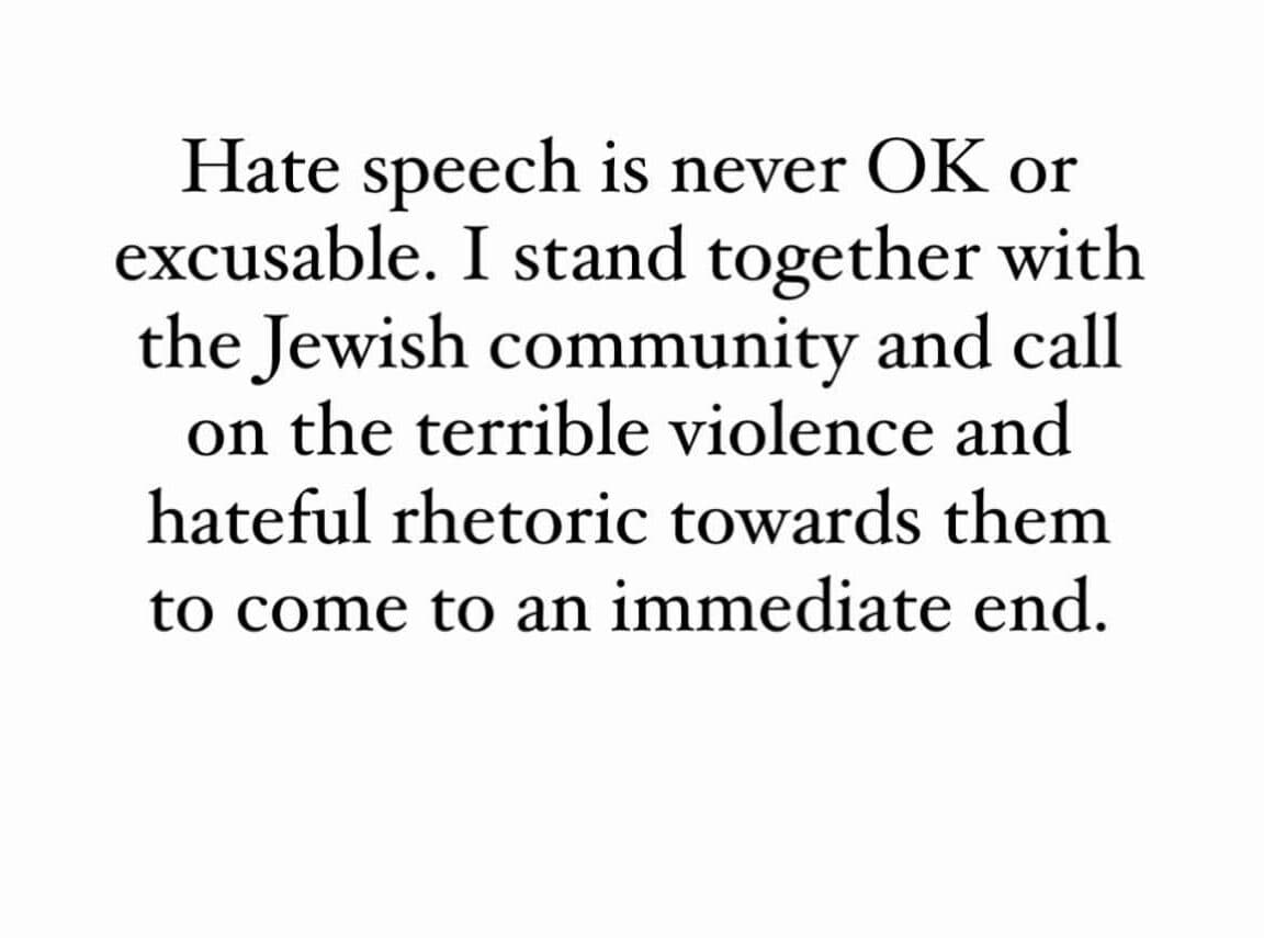Kim Kardashian Condemns Kanye West's Anti-Semitic Rants With Message Of Support To The Jewish Community