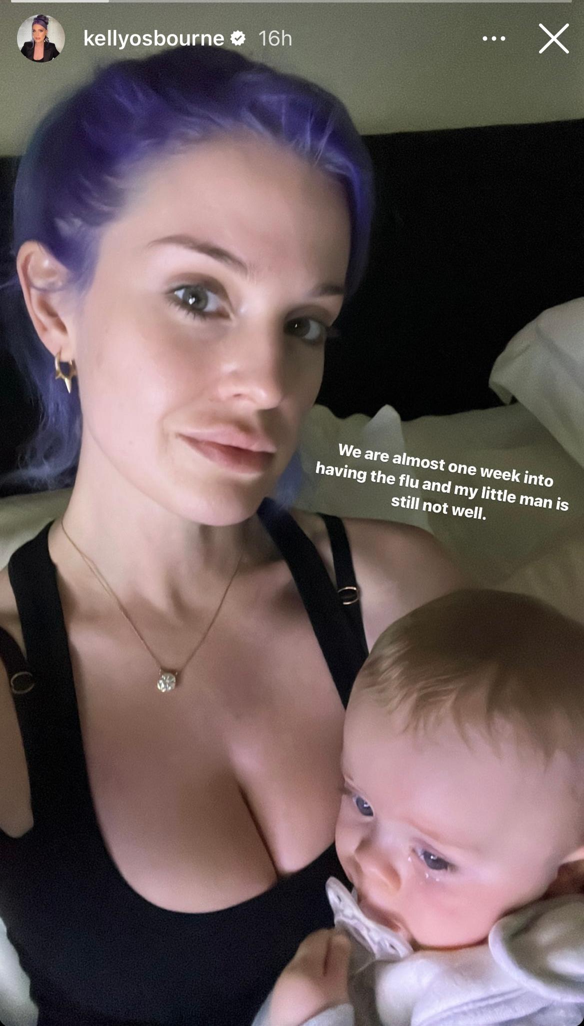 Kelly Osbourne reveals that son is a bit unwell
