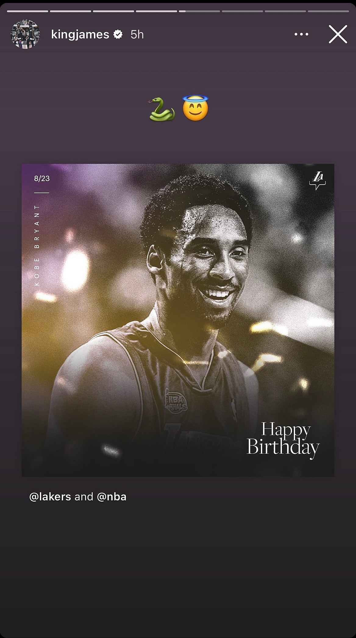 LeBron James' Instagram