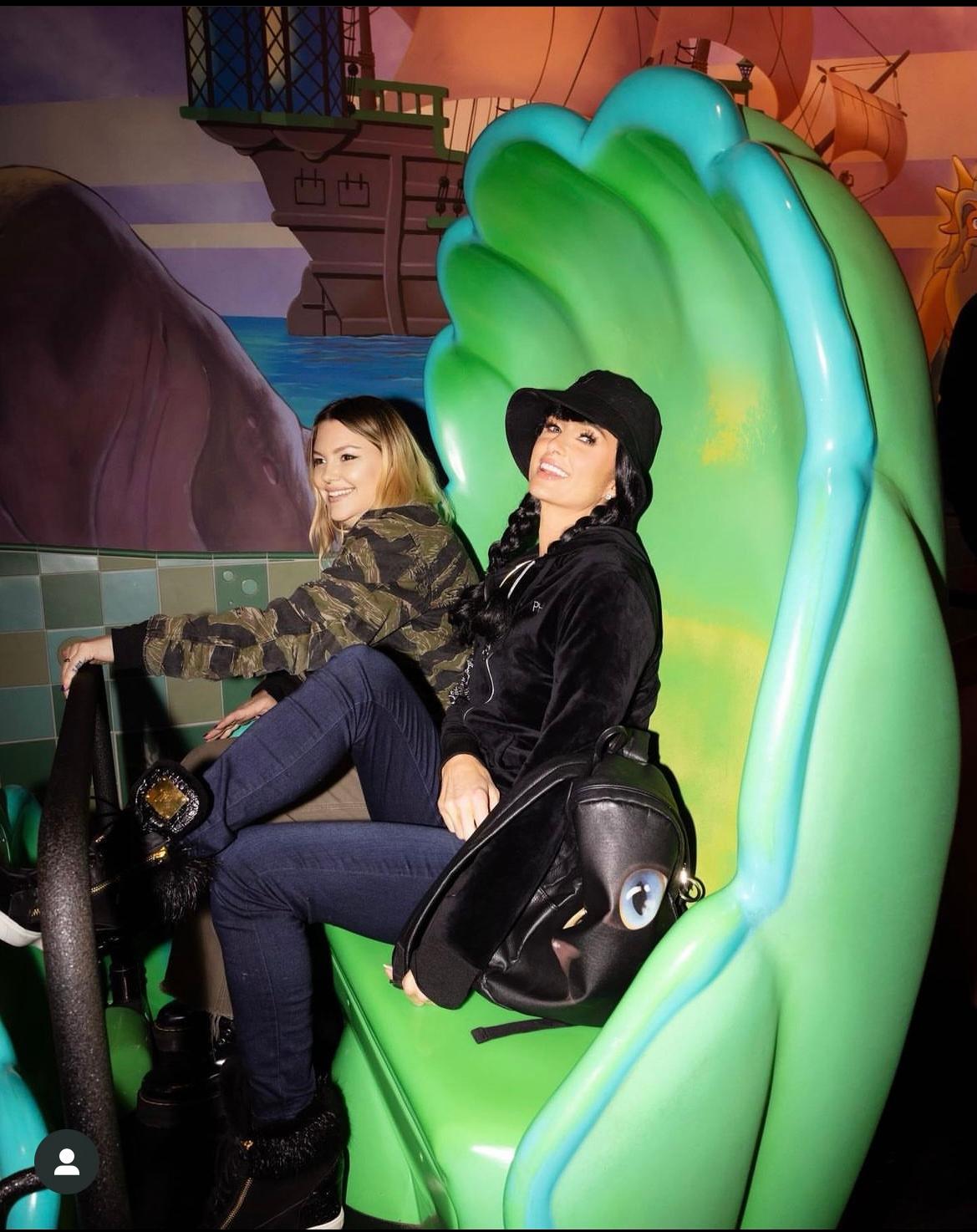 Paris Hilton visits Disneyland