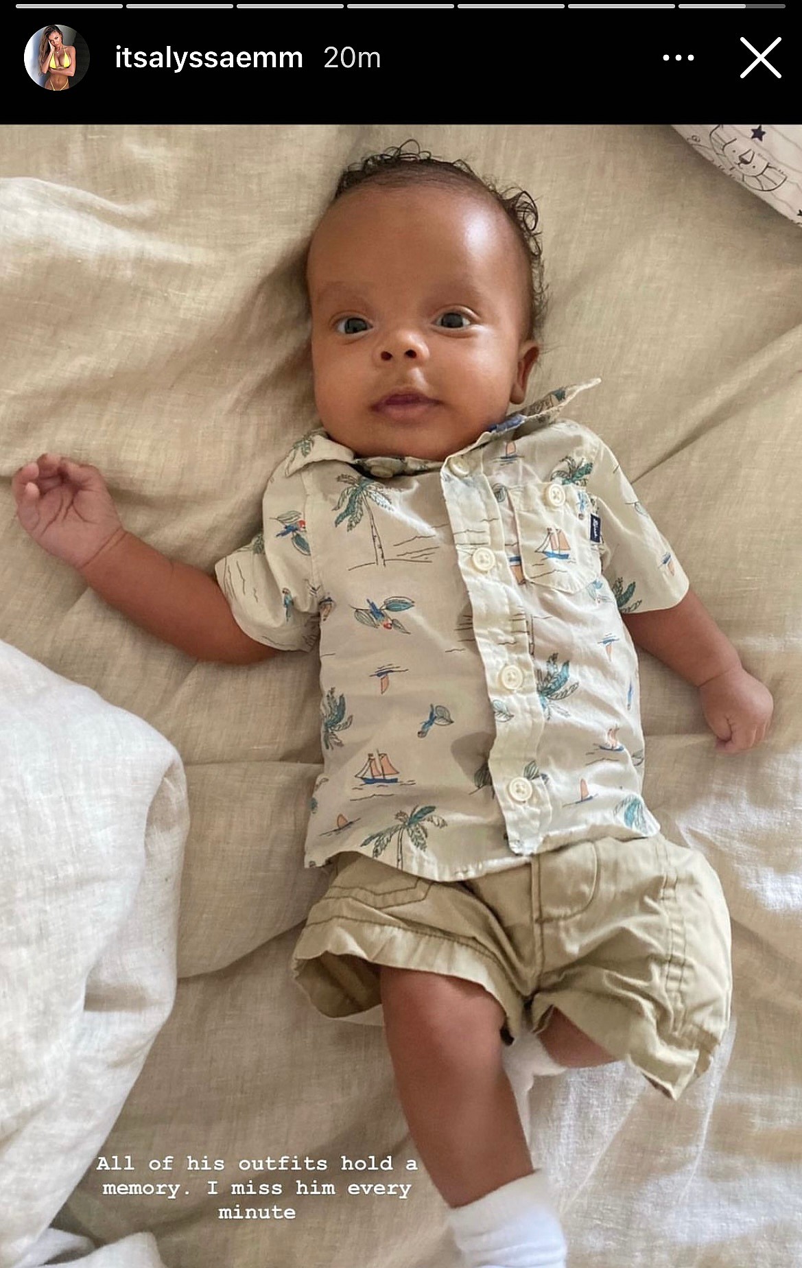 Alyssa Scott remembers late son Zen