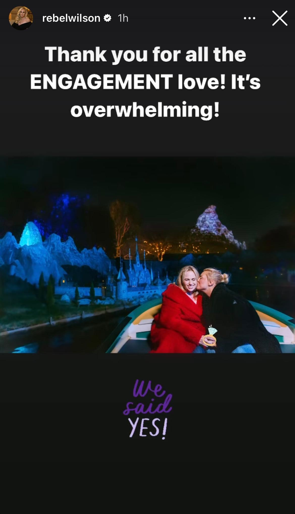 Rebel Wilson Appreciates Fans After Engagement