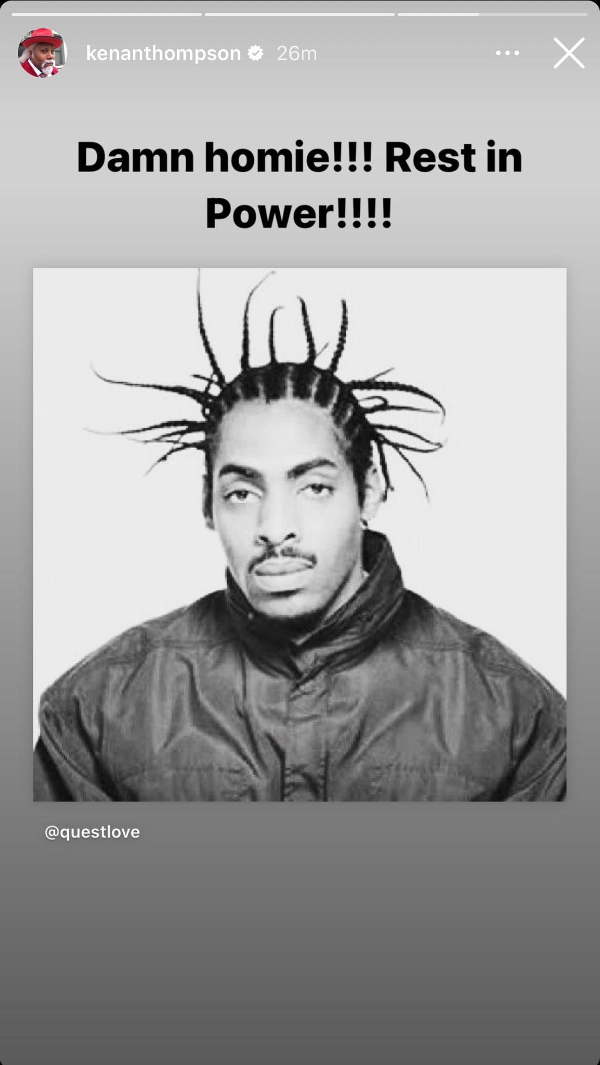 Kenan Thompson's tribute to Coolio