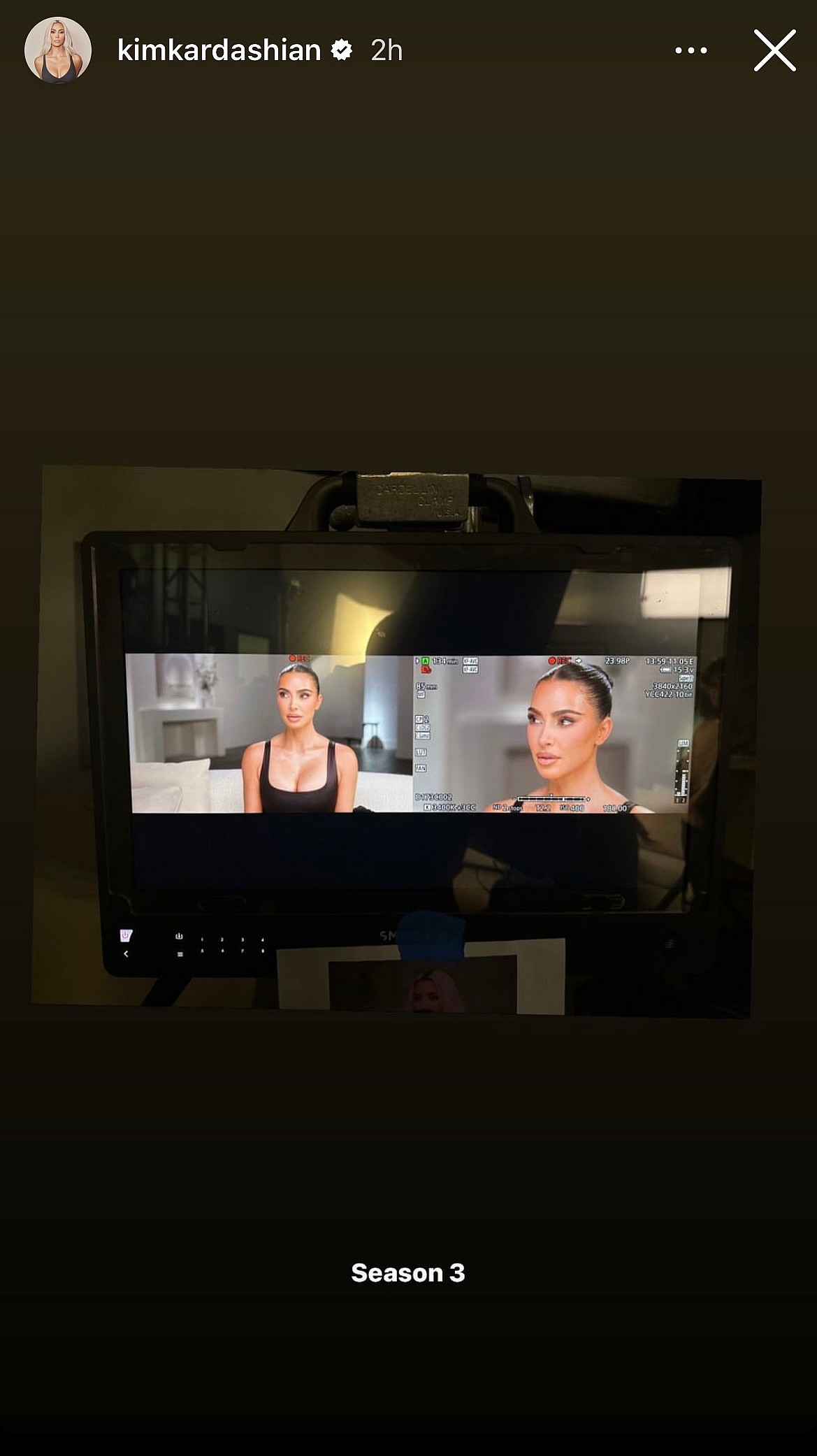 Kim Kardashian seen in Season 3 teaser of "The Kardashians"s
