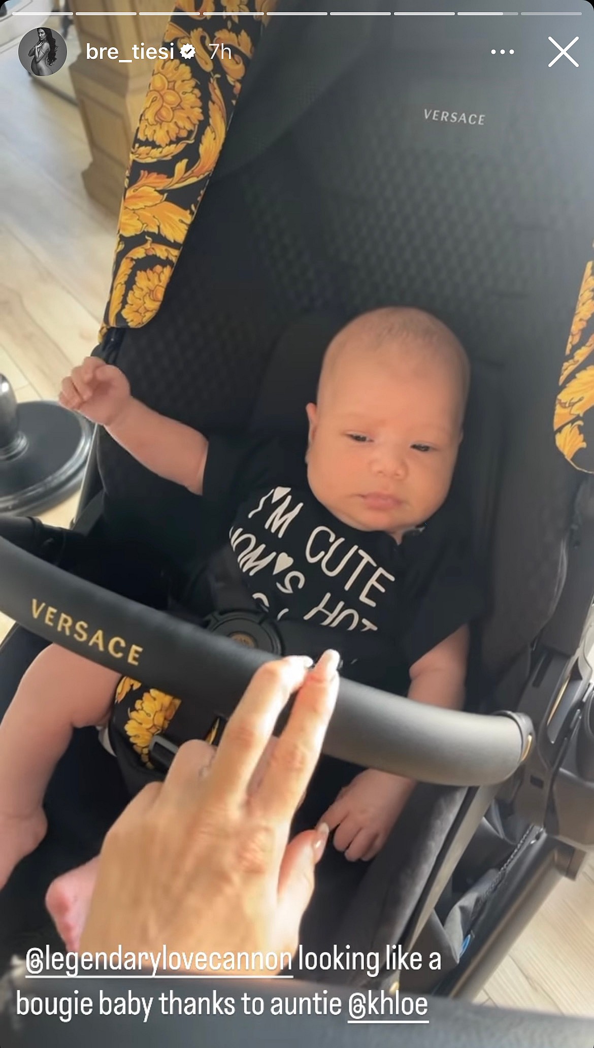 Bre Tiesi's post on her Instagram story