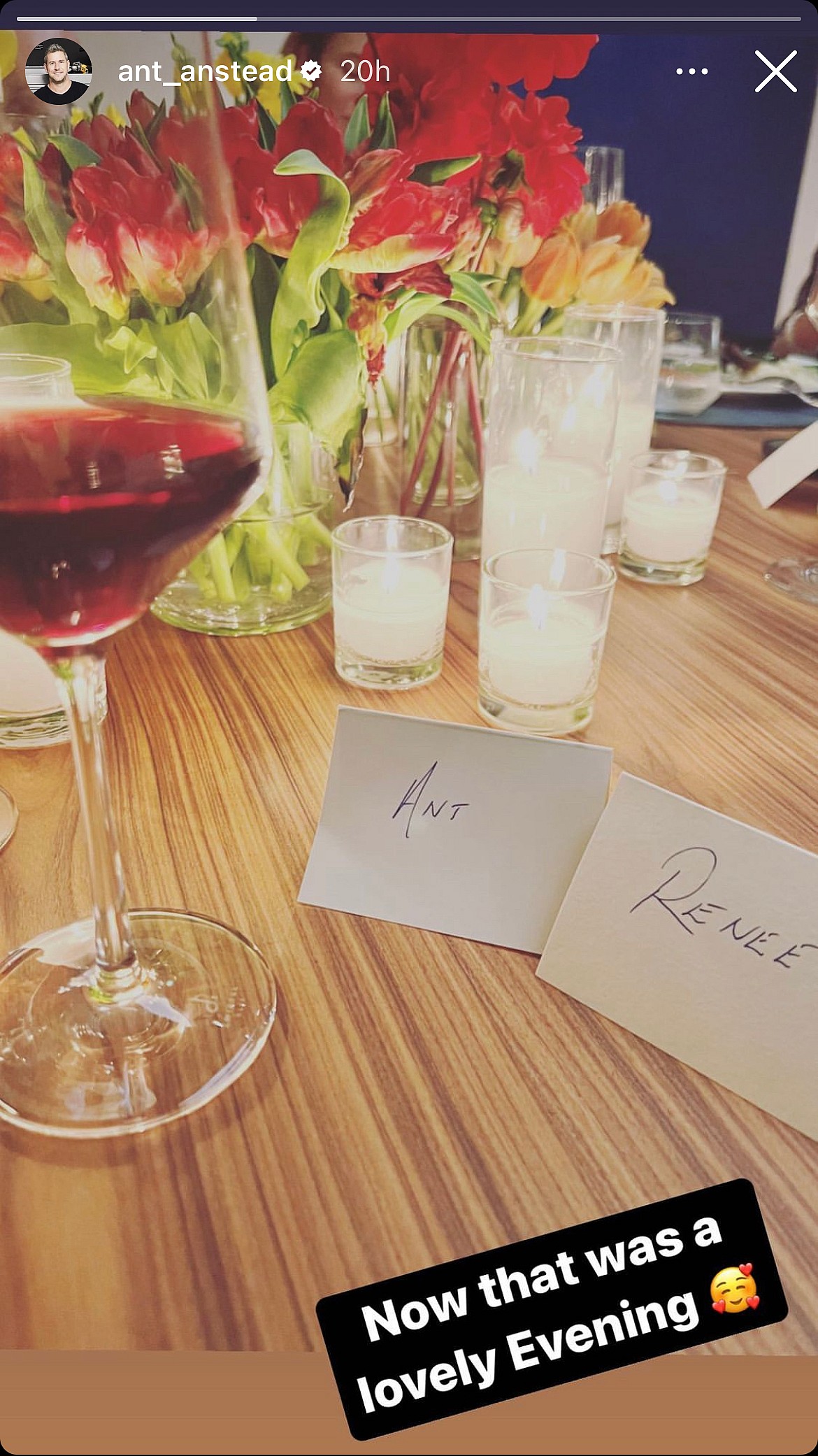 Ant Anstead's post on his Instagram story