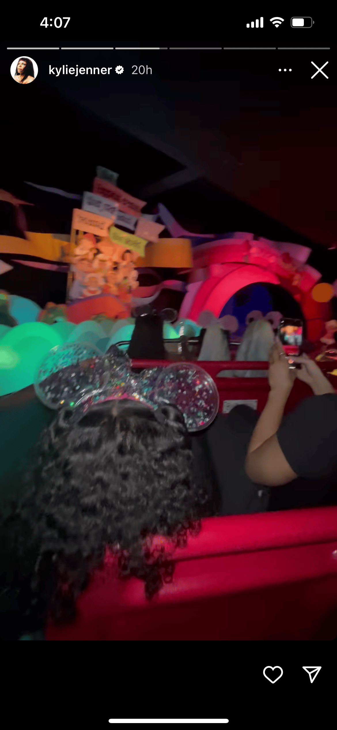 kylie jenner instagram disneyland