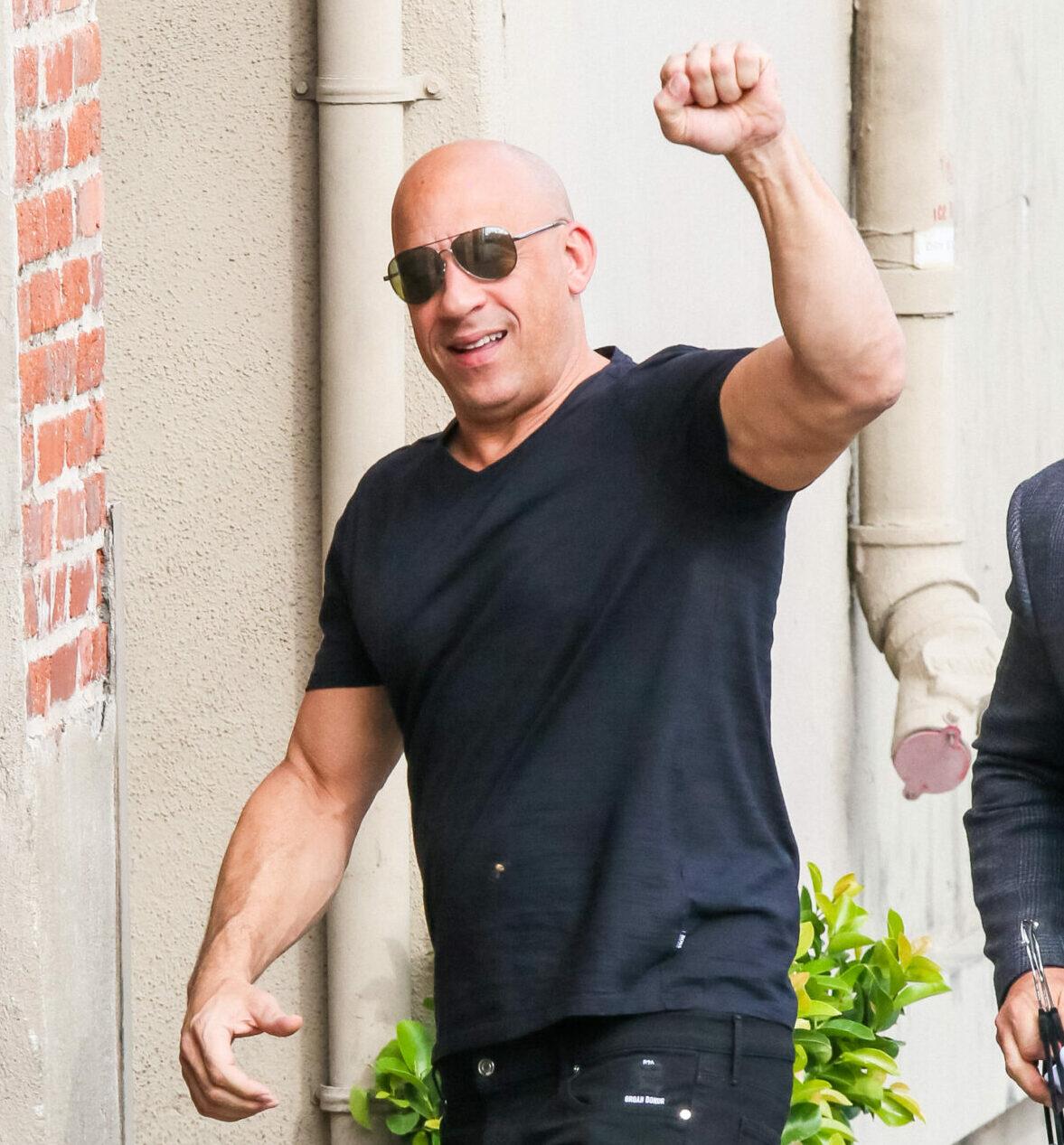 Vin Diesel at Jimmy Kimmel Live Show