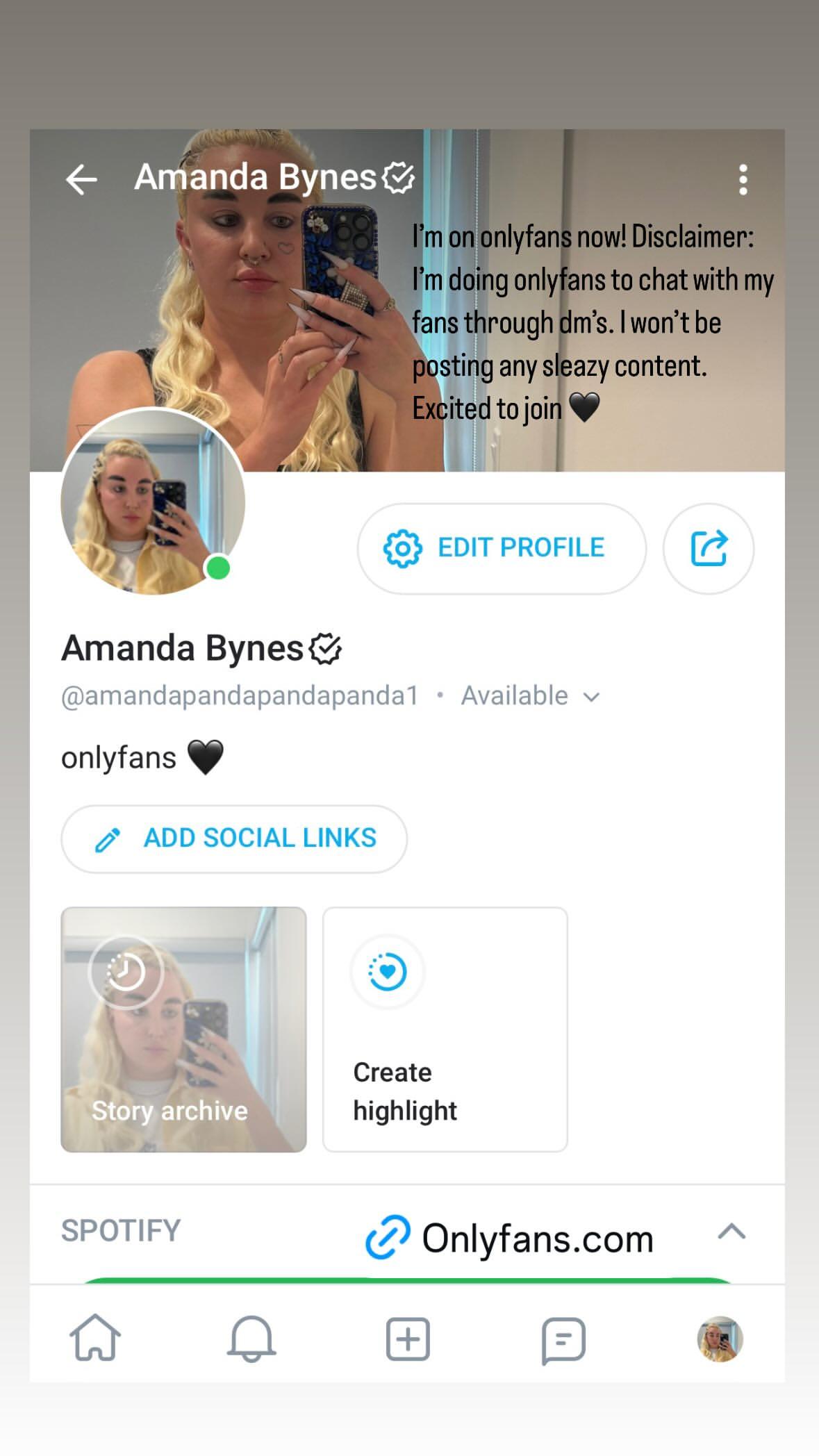 Amanda Bynes joins OnlyFans
