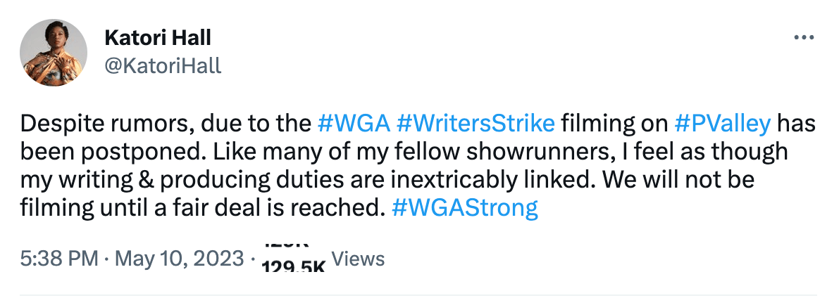'P-Valley' And The Latest Shows Affected By The Writer's Strike