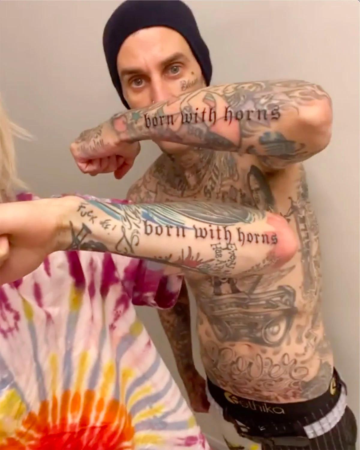Machine Gun Kelly Changes Album Name, AFTER Travis Barker Tattoos It On His Arm!