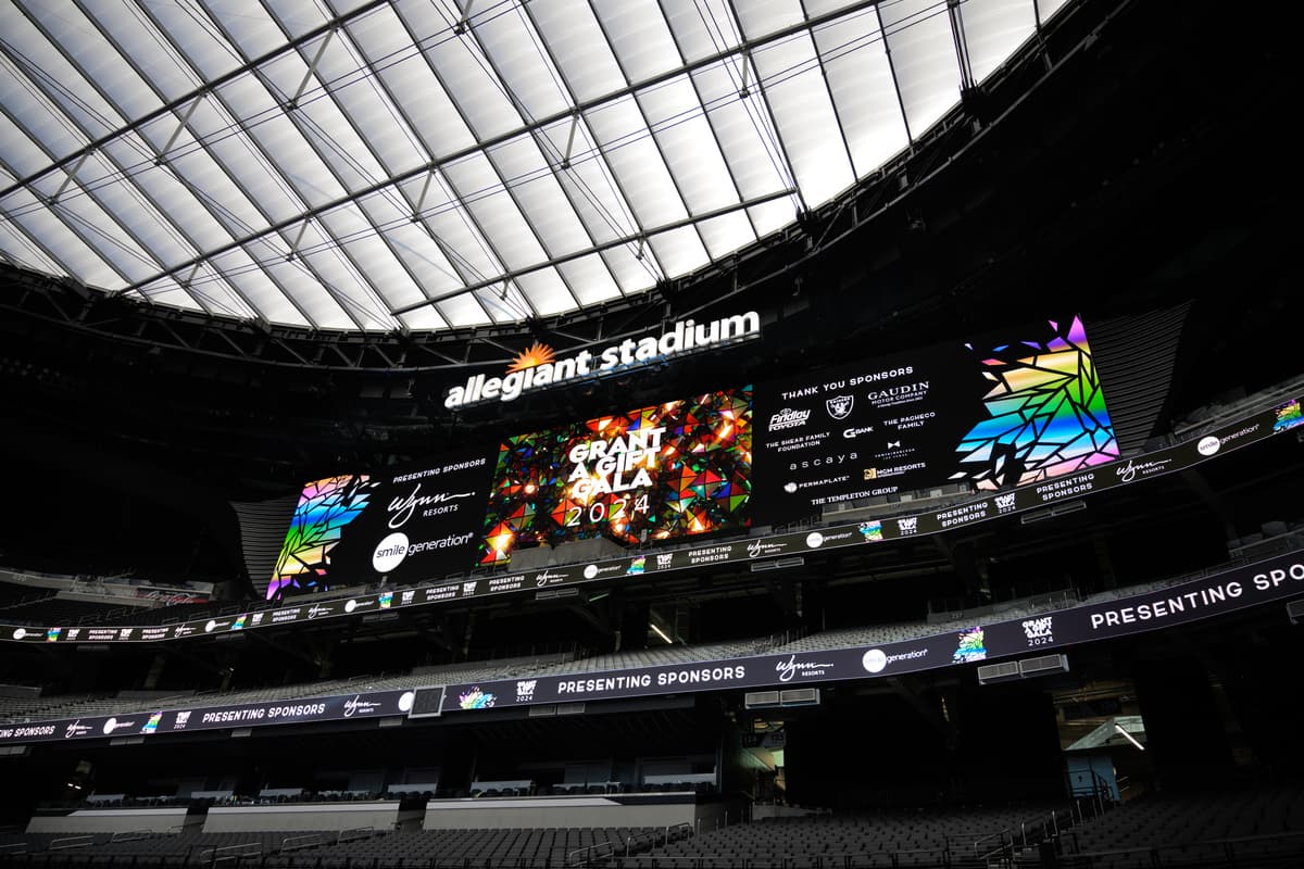 Allegiant Stadium for Grant A Gift Gala