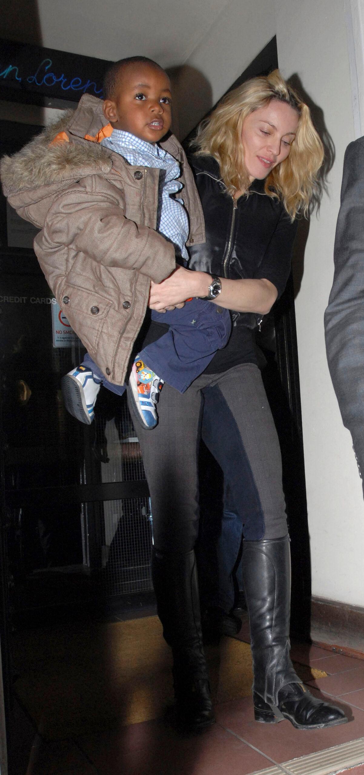 Madonna with David Banda