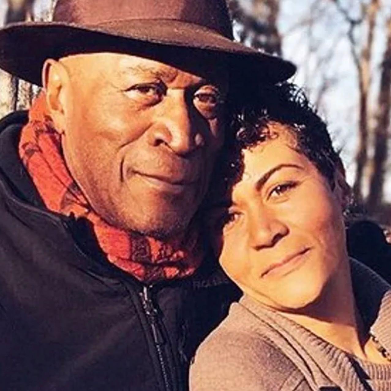 John Amos and daughter Shannon Amos