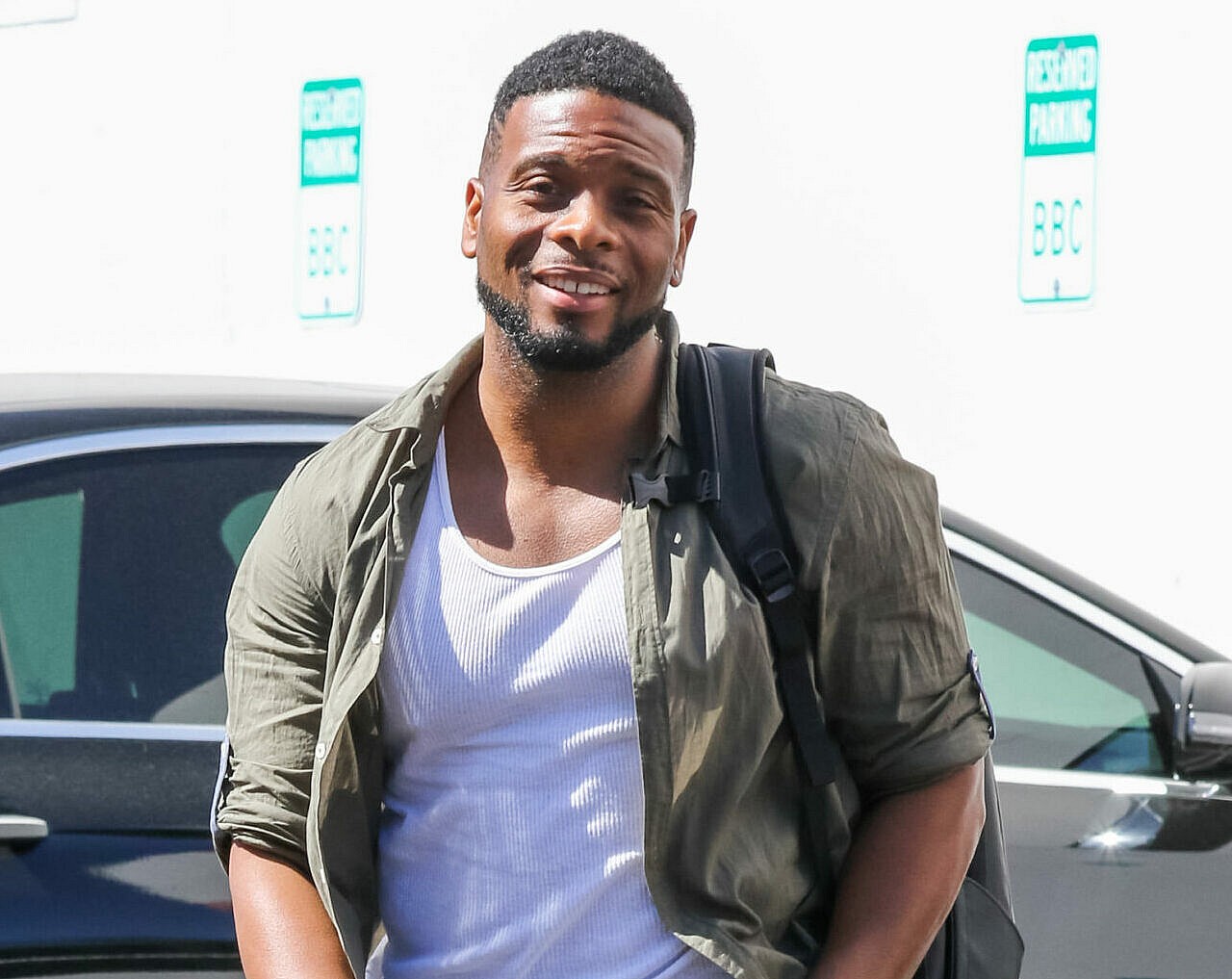 Kel Mitchell and Witney Carson at the Dancing With the Stars Studio